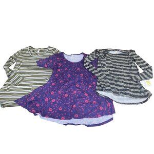 LULAROE Women's Size XXS Lot of 3 Tees NEW WITH TAGS